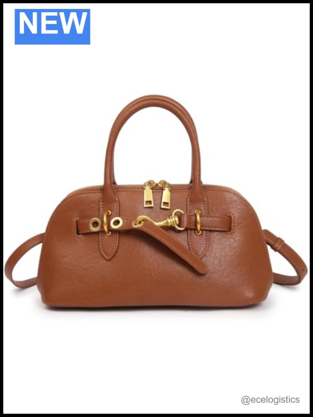 Women's Leather Satchel Handbag Top Handle Crossbody Purse